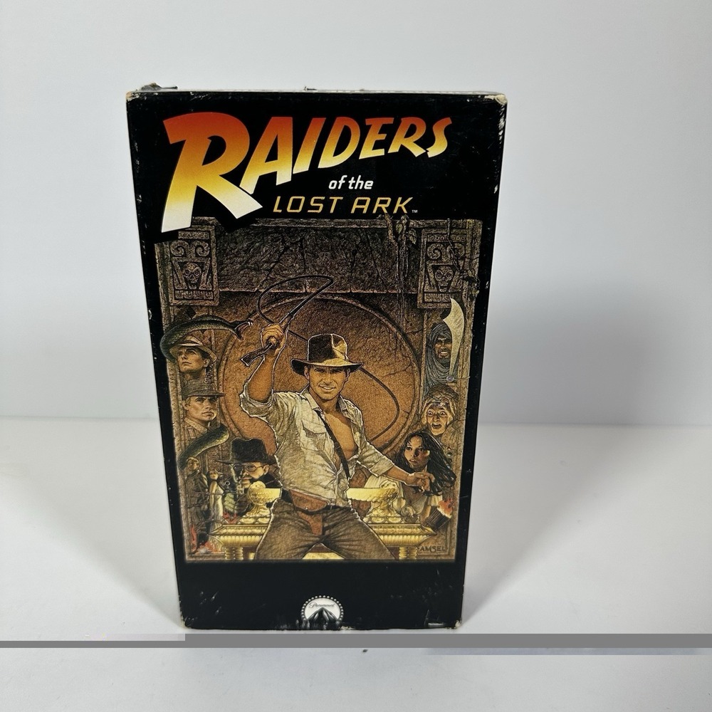 Paramount Indiana Jones and the Raiders of the Lost Ark VHS Tape